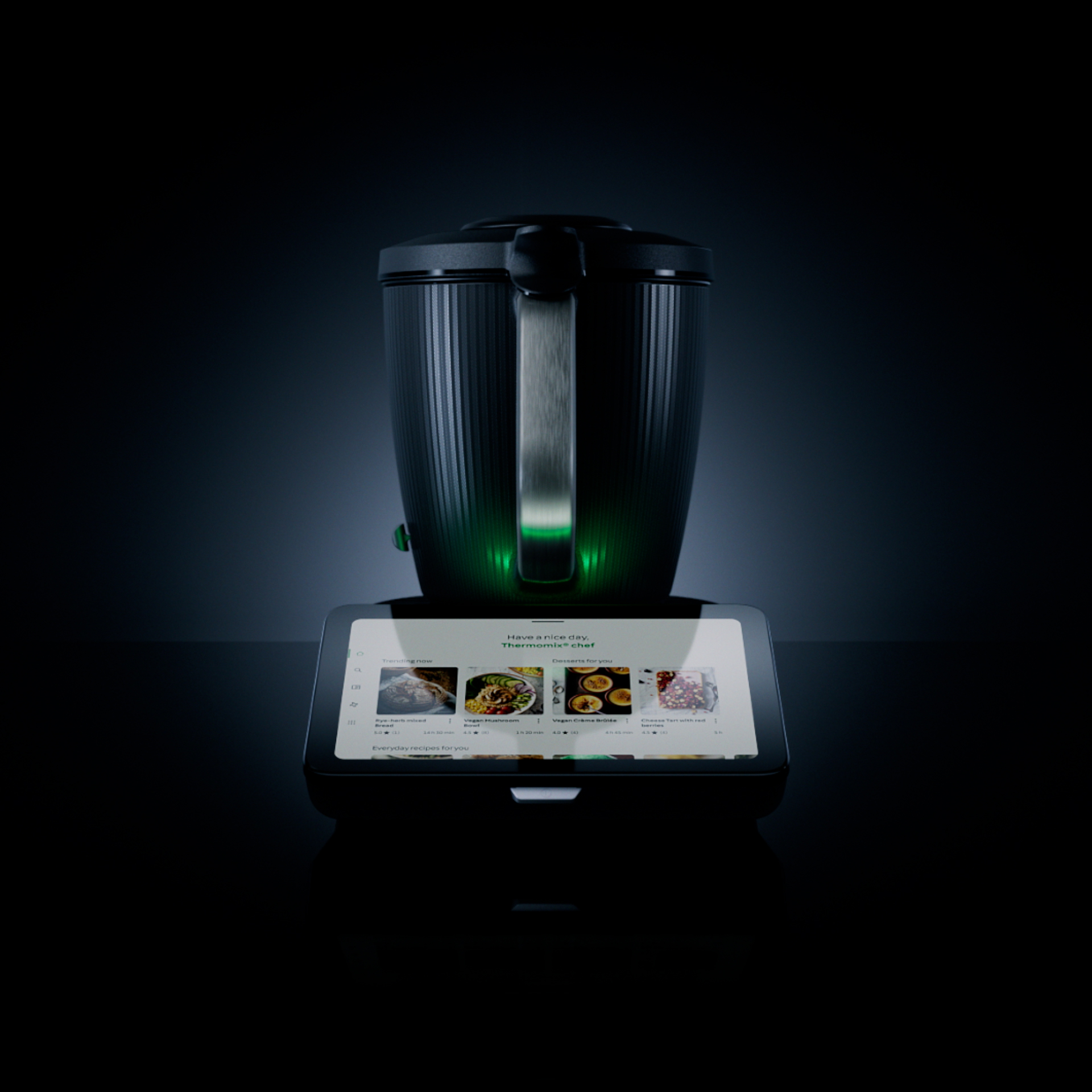 Thermomix TM7 on black background